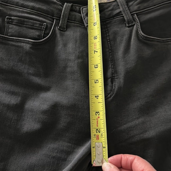 L'Agence Womens Margot High Rise Skinny Jeans 29 Black Stretch Denim - Picture 8 of 9